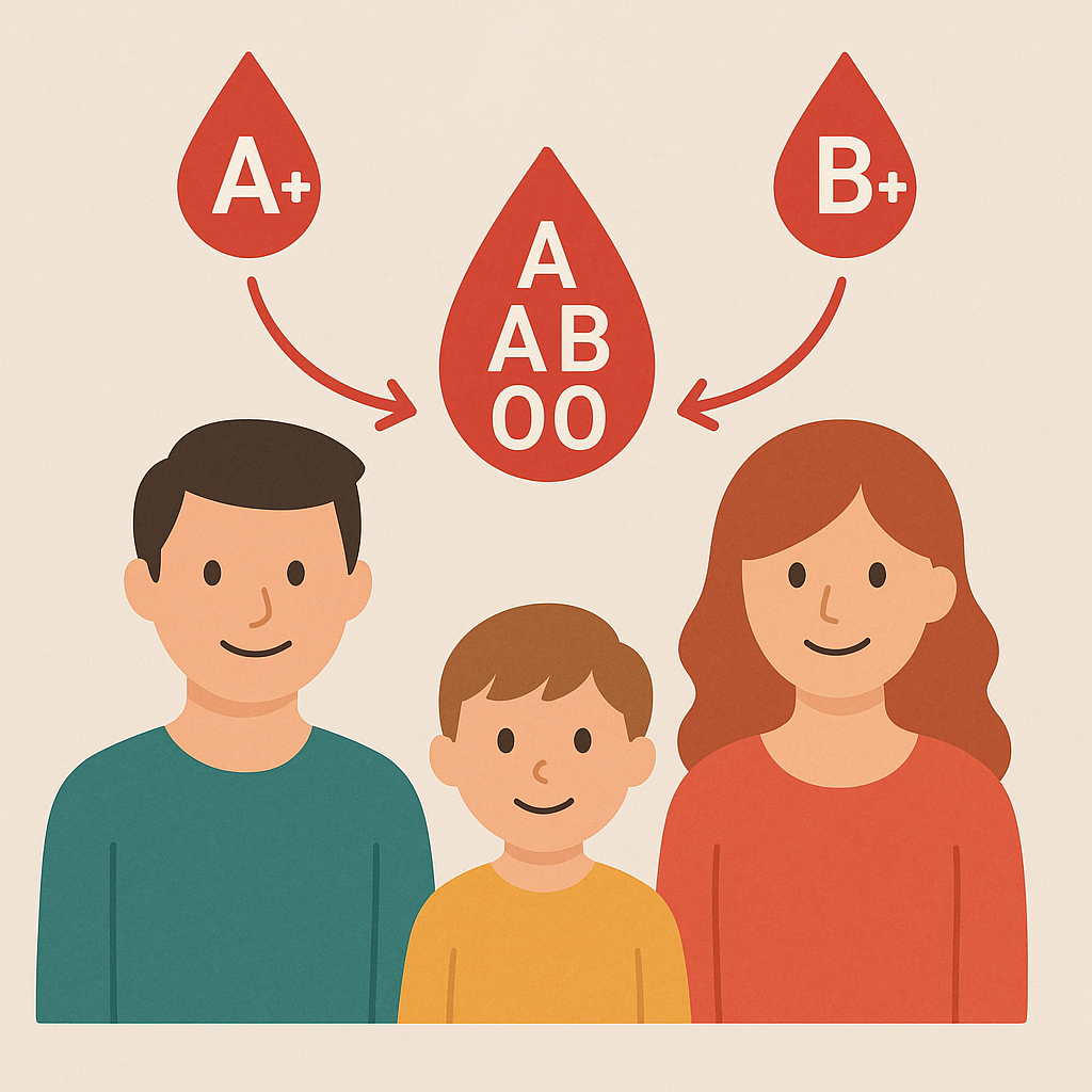 گروه خونی فرزند